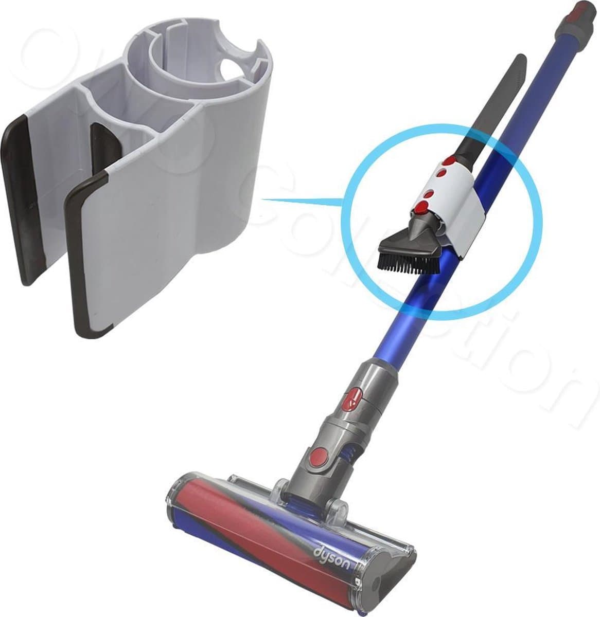 buis accessoires hulpstukken mondstukken houder adapter geschikt voor Dyson v7 v8 v10 v11 (SV11 SV10 SV12 SV14) — afbeelding 1