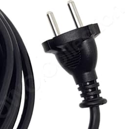 Stroomkabel kabel snoer voor stofzuiger haspel 2x0.75mm2 Universeel 15 meter met kabelschoentjes - kabelhaspels — thumbnail 2