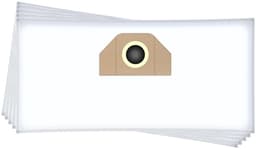Sillar stofzuigerzakken, synthetisch, 3 lagen filtering, 5 stuks + wasbaar filter met stekker, F8, vervangers voor Karcher series A, K, WD, SE, MV, WD2, WD3 — thumbnail 2