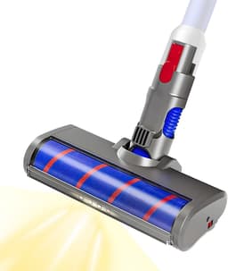 Stofzuigermond - Geschikt voor Dyson steelstofzuiger - Dyson V15 - V10 - V8 - V7 - Led - Universele Stofzuigermond - Zachte Borstel - Parketborstel — thumbnail 3