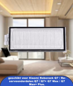 Accessoires geschikt voor Xiaomi Roborock Q7 / Reserveonderdelen Q7 / Q7+ Q7 Max / Q7 Max+ Plus. 2 stuks filters — thumbnail 2