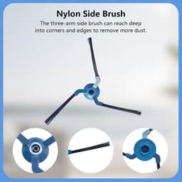 29-delige accessoireset voor Eufy X10 Pro Omni robotstofzuiger, 2 rolborstels, 6 zijborstels, 6 stofzakken (actieve kool), 4 HEPA-filters, 8 reinigingsdoeken, 2 reinigingsborstels, 1 — thumbnail 4