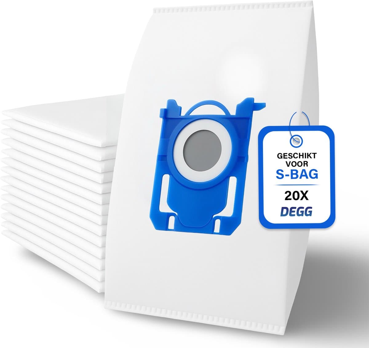 DEGG® - 20x Stofzuigerzakken geschikt voor Philips, AEG en Electrolux S-BAG - Premium kwaliteit - Stofzuigerzakken sbag - Voordeelverpakking - 20 STUK(S) — afbeelding 1