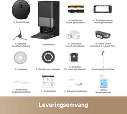 Dreame L40s Pro Ultra – Robotstofzuiger met Dweilfunctie - Automatisch Leegsysteem en Zelfreinigende Dweil - 19.000 Pa Zuigkracht - AI Navigatie - Smart Docking - Geschikt voor Huisdierharen — thumbnail 3