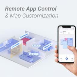 Ezviz RE4C Plus - Robotstofzuiger met Dweilfunctie, 4000Pa Zuigkracht, Automatisch Leegstation, Navigatie & Obstakelvermijding - Compatibel met Google Assistant & Alexa — thumbnail 5
