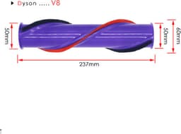 Borstelwals vervanging geschikt voor Dyson V8 Turbo Zuigmond Roller — thumbnail 2
