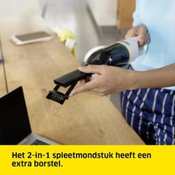 Compacte en lichte handstofzuiger - 015 l stofreservoir - 065 kg - 7.2 V oplaadbare accu - USB oplader - 2-in-1 spleetmondstuk — thumbnail 3