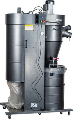 Cycloon stofafzuiginstallatie met autofilter 2850m³/h 3 kW 230V Torros ASC2850M — thumbnail 2