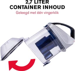 Dirt Devil Stofzuiger zonder Zak DD2504 - Vacuum Cleaner 700W HEPA 12 Filter - Cycloonstofzuiger met Combiborstel, Parketborstel en Kierenzuigmond - Stofopvangbak 2,7 L - Wit — thumbnail 5