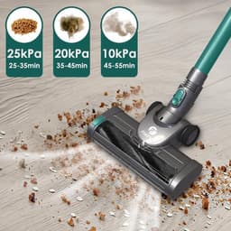 Luxe Steelstofzuiger – Stofzuiger zonder Zak op Accu – Draadloos – Wireless Vacuum Cleaner – 6 in 1 Design – 30.000PA Zuigkracht – 350W – LED — thumbnail 4