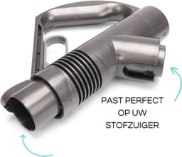 ZENC® Handgreep Geschikt voor Dyson DC19, DC23, DC26, DC29, DC32, DC36 & DC37 Stofzuiger - Pistoolgreep - Stofzuigeraccessoires - Grijs — thumbnail 3