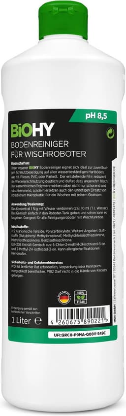 Geconcentreerde Vloerreiniger voor Dweilrobots met Doseerknop (0,5L) — thumbnail 4