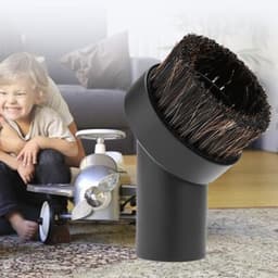 aladdien - Round Vacuum Brush - Universele stofborstel - Hoge kwaliteit - 32mm - Geschikt voor de meeste stofzuigers - Duurzaam en flexibel — thumbnail 2