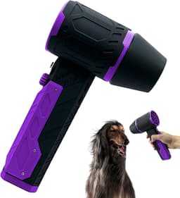 Elektrische Luchtblazer - Stofdoek Fan - Stof Verwijderen - Traploze Snelheid - 4000mAh Batterij - Grijs — thumbnail 2
