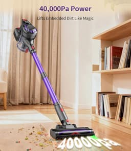 Draadloze Steelstofzuiger met Groene Stofdetectie en Krachtige Zuigkracht — thumbnail 4