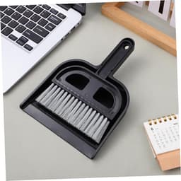 Mini Veegset - Stoffer Blik - Kleine Oppervlakken Reinigen - Compact Ontwerp - M - Zwart — thumbnail 3