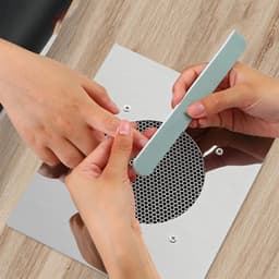 Nagelstofafscheider - Nagelstofzuiger - Nagelverzorging - 60W Krachtige Zuigkracht - 220V - Zilver — thumbnail 3