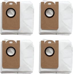 Stofzakken Vervangingsset - Robot Stofzuiger Zakken - Automatisch Leegstation - Geavanceerde Filtratie - 4 Stuks 2.5L - Wit — thumbnail 4
