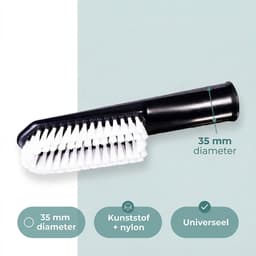 Cheqo® Meubelborstel - Stofzuigerborstel - Plumeau - Opzetborstel - Meubelzuigmond - Stofzuiger Mondstuk - Stofzuiger Opzetstuk - Bekledingszuigmond - Stofborstel - Stofzuigeraccessoire - Hulpstuk voor Meubels en Bekleding - Universeel — thumbnail 3
