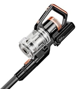 Accu Steelstofzuiger - Met Dweilfunctie - Huis Schoonmaken - 3 Zuigstanden - 700 ml Reservoir - Zwart Koper — thumbnail 2