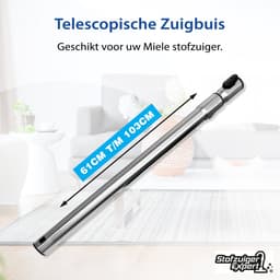 Set Telescopische Zuigbuis & Pistoolgreep geschikt voor Miele Guard L1, M1, S1, CX1, Complete C3, C2, Compact C1, S8, S6, S5, S4, S2, S8000, S6000, S5000, S4000, S2000, S700, S500, S400, S380 Series — thumbnail 3