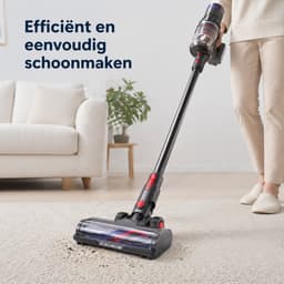 TEKROA® Aangedreven Zuigmond Geschikt voor Dyson Steelstofzuiger V15, V11, V10, V8 & V7 - Turbo Borstel - Vloerzuigmond - Stofzuigermondstuk - Opzetstuk - Mondstuk - Stofzuigeraccessoires - Grijs — thumbnail 4