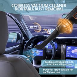 Kruimeldief draadloos - Handstofzuiger - Autostofzuiger - Accessoireset — thumbnail 2