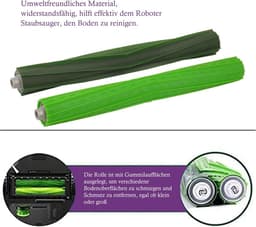 2-delige Rollenborstels Vervanging - Geschikt voor iRobot Roomba S9 (9150)/S9+ (9550) S-Series — thumbnail 2