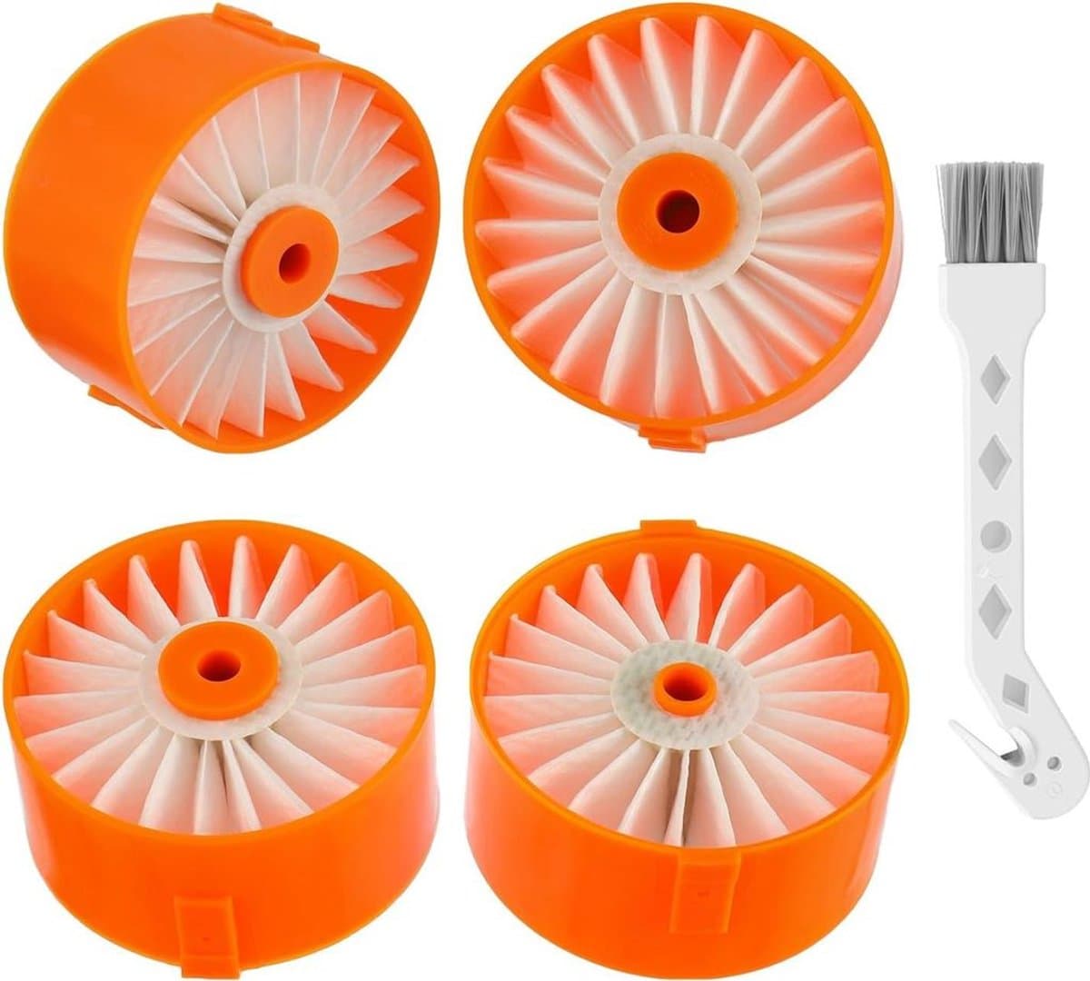 4 filters Geschikt voor Black & Decker BSVF1 BSV2020G BSV2020P draadloze handstofzuigers — afbeelding 1