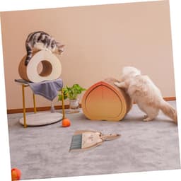 Reinigingsset Bezem Stoffer - Mini Veegset - Bureau Schoonmaken - Compact Ontwerp - 23 cm - Afgebeeld — thumbnail 2