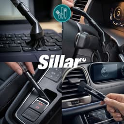 Sillar 8x Mini Zuigmondjes voor Stofzuiger – Universeel – 32 mm – 35 mm – Voor Moeilijk Bereikbare Plekken — thumbnail 5