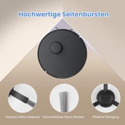 10 stuks reserveonderdelen - voor Dreame D20 Pro , D20 Pro Plus accessoires- complete set met 2 hoofdborstels, 4 zijborstels, 2 filters, 2 schoonmaakdoeken — thumbnail 4