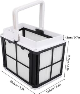Dailygoods- Filtermand Super Fijne Vervanging - Filter Koffiezetapparaten - Filterpomp Zwembad - Filter Jacuzzi - Filter Drinkfontein Kat - Compatibel met Dolfijn CC S50/S100 — thumbnail 4