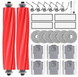 Geschikte accessoires geschikt voor de QV35A/QV35S steenveger: hoofdborstel, filter, HEPA-stofzak, dweil. — thumbnail 1