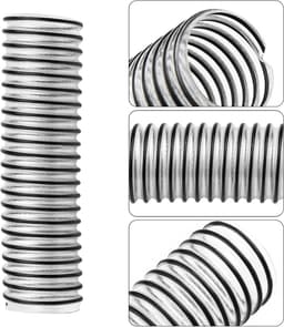 Stofzuiger slang - Reparatieslang Onderdeel - Vloeren Schoonmaken - Perfecte Pasvorm - 12 cm Lengte - Grijs — thumbnail 2