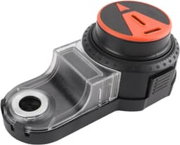Boorstofafscheider - Waterpas - Stofvrij Boren - 2-in-1 Functie - 360 Graden - Zwart Oranje — thumbnail 1