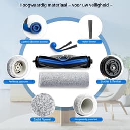 GELLDG Stofzuigeraccessoiresets - 21 Stuks - Geschikt voor ECOVACS DEEBOT T80 OMNI - Complete vervangset met 2 hoofdborstels, 4 filters, 6 zijborstels, 2 borstelrollen, 6 stofzakken en 1 reinigingsborstel — thumbnail 5