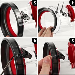 Verbeterde afdichtring voor stofcontainer, vervangonderdelen voor stofzuigers, geschikt voor Dyson V11 en V15 — thumbnail 5