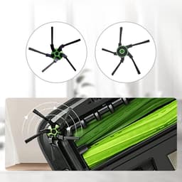 onderdelen compatibel met stofzuiger iRobot Roomba S9/S9 Plus - Inhoud van de set: 2 x rolborstels 3 x HEPA-filter 3 x zijborstels 3 x stofzak - hoogwaardige vervanging — thumbnail 3