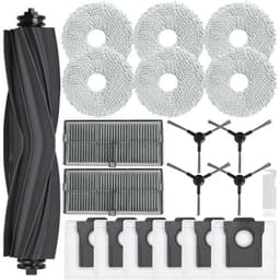 Geschikt voor Dream L10s Pro Ultra Heat/ L10s Ultra Gen 2/ X30 Ultra/ Mova E30 Ultra Accessoireset, 1 hoofdborstelkop, 6 opbergtassen — thumbnail 1