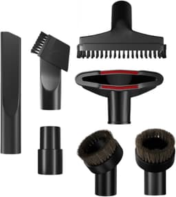 7-delige stofzuigermondset, universele zuigmondenset, stofzuigeraccessoires, multifunctioneel mondstuk en borstelset, universele borstel voor auto, tapijt-accessoires, geschikt voor Kärcher, Miele — thumbnail 1