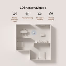 Xiaomi Robot Vacuum H50 - Robotstofzuiger - LiDAR Navigatie - Intelligente Mapping - App Bediening - Lange Batterijduur - Dweilfunctie - Geschikt voor Meerdere Vloertypes — thumbnail 4