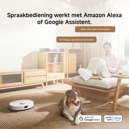 Xiaomi Robot Vacuum H50 - Robotstofzuiger - LiDAR Navigatie - Intelligente Mapping - App Bediening - Lange Batterijduur - Dweilfunctie - Geschikt voor Meerdere Vloertypes — thumbnail 2