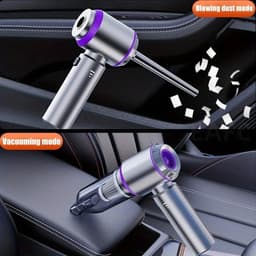 ITRONIQ Kruimeldief Draadloos – Auto Stofzuiger en Air Duster – Mini Handstofzuiger Met Blaasfunctie - Mini Vacuum Cleaner — thumbnail 3