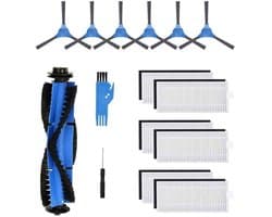 Dailygoods - Dailygoody - Vervangende onderdelen voor robotstofzuiger - Hoogwaardige borstels en filters - Duurzaam en effectief - Geschikt voor Kyvol Cybovac E20