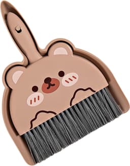 Bezem met Stoffer Set - Kleine Bezem en Stoffer - Bureau Schoonmaken - Verzonken Clipontwerp - Compact en Draagbaar — thumbnail 3