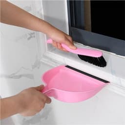 Mini Stoffer en Blik Set - Kleine Bezem Stoffer - Tafel Schoonmaken - Zachte Borstelharen - 50 Grams - Niet gespecificeerd — thumbnail 3