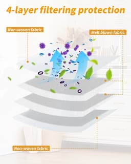 18-delige set - Stofzak - Stofzuigerzak voor robotstofzuiger - Zelfafvoerende bodemzak - Accessoires en onderdelen - Compatibel met Drametech D10 Plus, Z10 Pro en L10 Plus - Wit — thumbnail 4