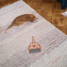Mini Stoffer Blik - Kleine Schoonmaakset - Bureau Schoonmaken - Geïntegreerde Opvang - 23 cm Lengte - Grijs — thumbnail 4
