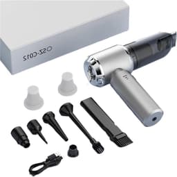 Draagbare Kruimeldief - Handstofzuiger Auto - Snel Opruimen - Krachtige Zuigkracht - 600 g - Zwart — thumbnail 1